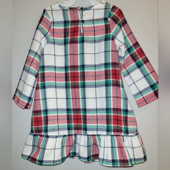 🎄 Gymboree Plaid Flannel Nightgown Sleepwear - Picture 4 of 4